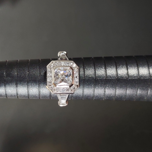 Absolute™ Cubic Zirconia/Sterling Silver Ring - Picture 6 of 12